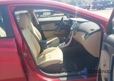 2012 Hyundai Elantra Gls (Ulsan Plant) from USA, damaged, VIN KMHDH4AE7CU306181